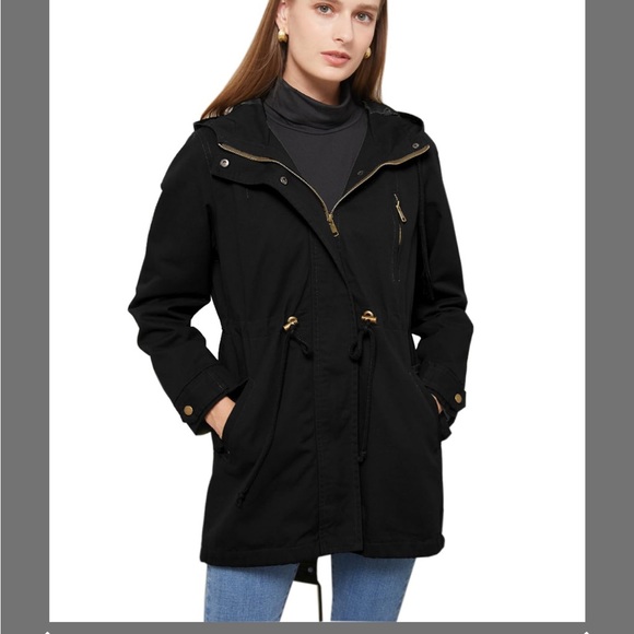 Jackets & Blazers - Elegant Black Utility Jacket for Women